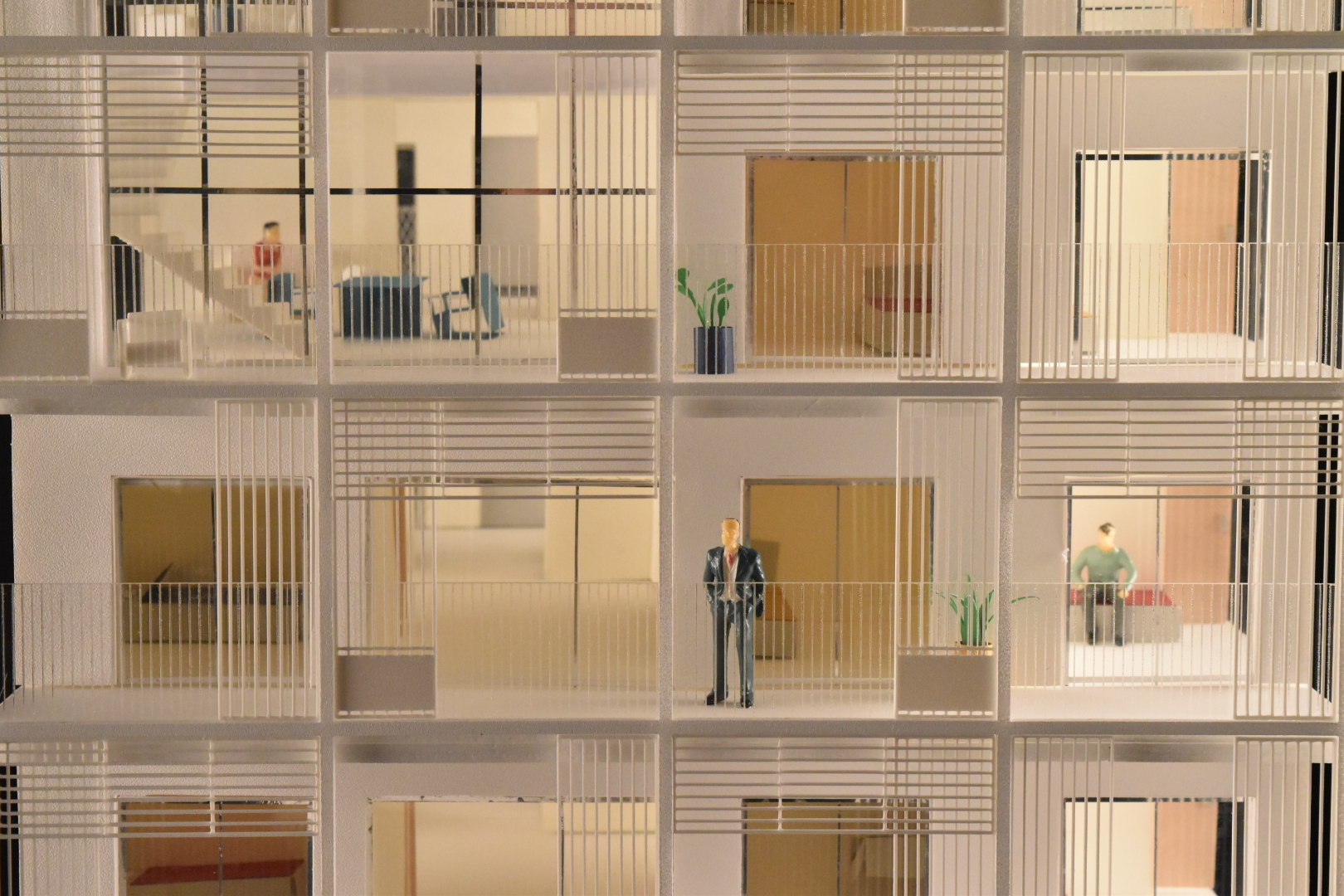 α - Cluster Living Model 1:30, Elevation