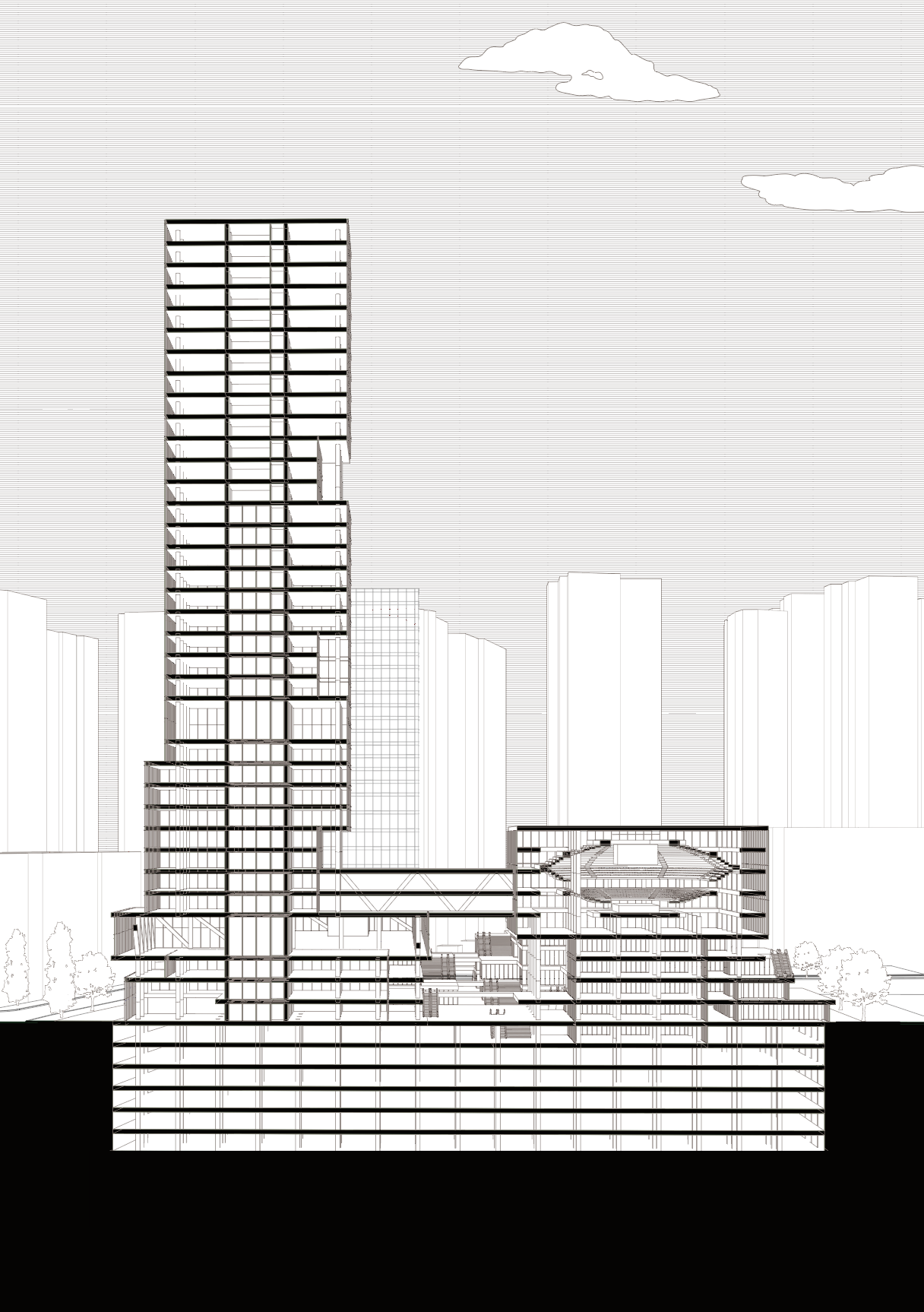 Symbiotic Energy MXD Section Perspective